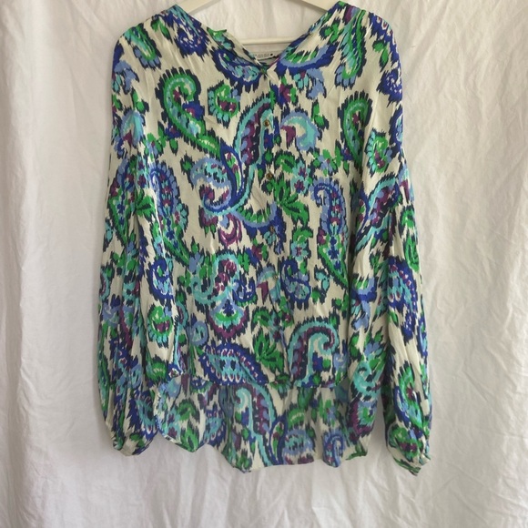 Zara Paisley Tops Boho Size XL - Picture 2 of 13